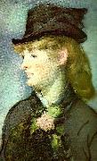 Edouard Manet modellen pa oil painting artist